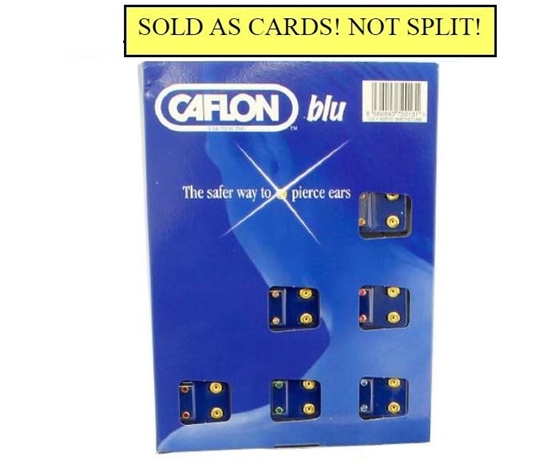 Picture of £1.00 CAFLON BLU MINI GOLD STUDS (12)