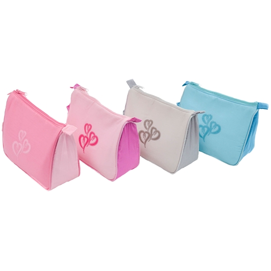 Picture of £1.49 PASTEL HEARTS COM.BAG  S672