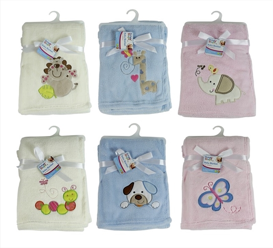 Picture of £4.99 FIRST STEPS BABY BLANKETS (12)