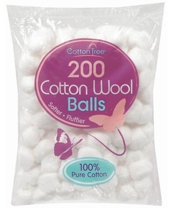 Picture of £1.00 COTTON WOOL BALLS x 200