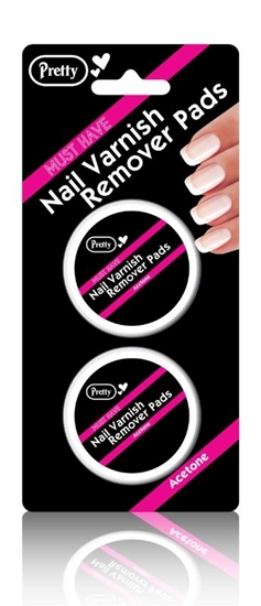 Picture of £1.00 N/VARNISH REM PADS TWIN PACK (12