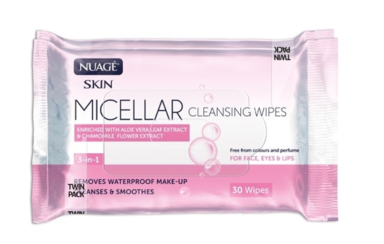 Picture of £1.00 MICELLAR FACE WIPES TWIN PACK (12)