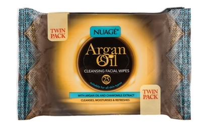 Picture of £1.00 ARGAN OIL FACE WIPES TWIN PACK