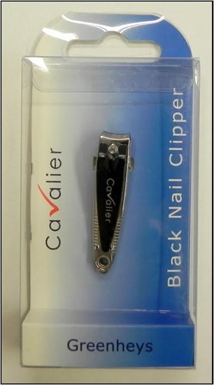 Picture of £1.39 CAVALIER BLACK NAIL CLIPPER (6)