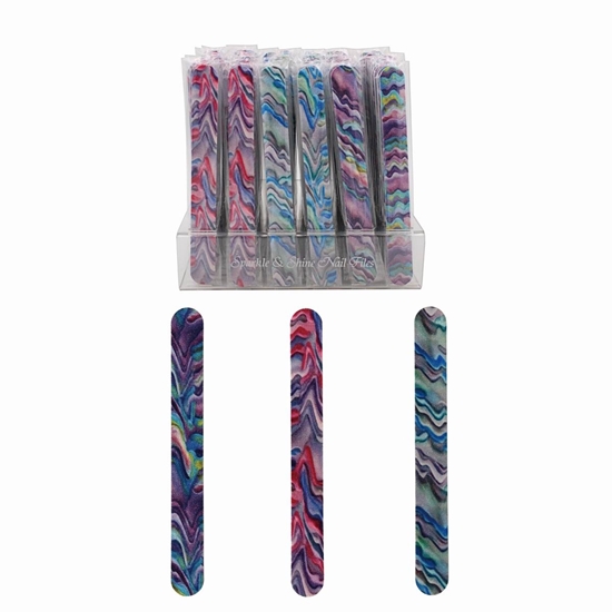 Picture of £0.79 GLITTER NAIL FILES (72)