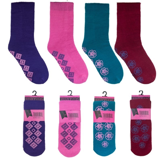 £1.49 LADIES GRIPPER SOCKS (12) Greenheys Sundries