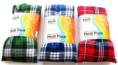 Picture of £3.49 CLAY BEADS TARTAN HEAT PACKS