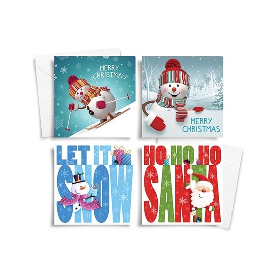 Picture of £1.00 CHRISTMAS CARDS CUTE (24) 8843/48