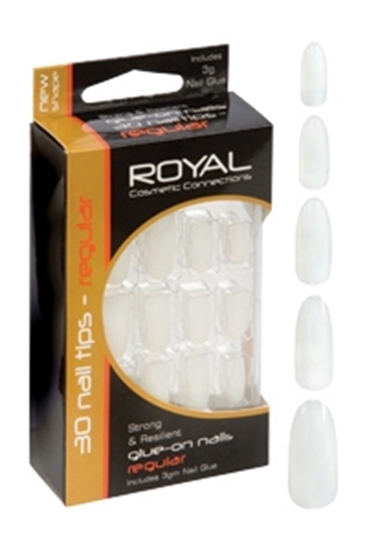 Picture of £1.79 ROYAL NAIL TIPS AND GLUE (12) REG