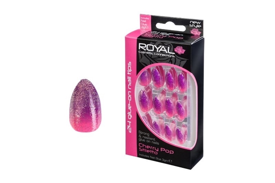 Picture of £2.99 ROYAL CHERRY POP NAILS (6)