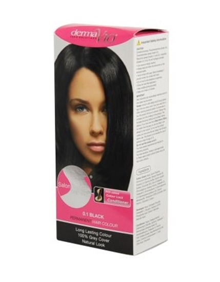 Picture of £1.00 DERMA HAIR COL. NATURAL BLACK 0.1