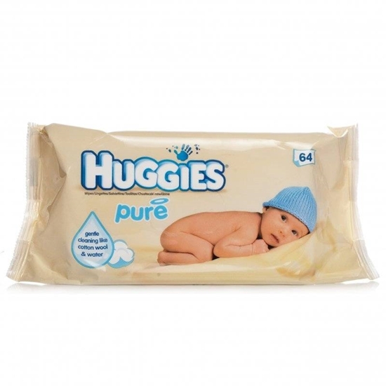 Picture of £1.00 HUGGIES BABY WIPES PURE