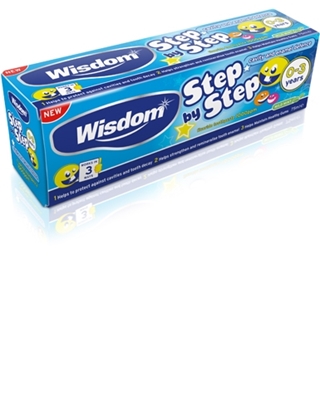 Picture of £1.00 WISDOM FIRST STEPS 0-3 T/PASTE