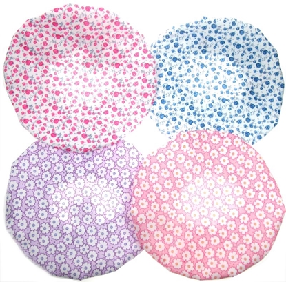 Picture of £2.99 SHOWER CAPS FLORAL BAGGED