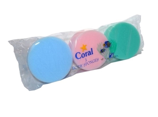 Picture of £1.00 CORAL BODY SPONGES X 3  (10)