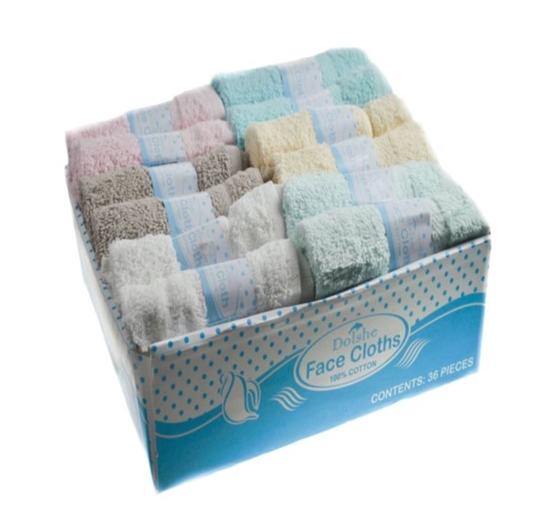 Picture of £0.79 FLANNELS PASTEL PLAIN ROLL (36)