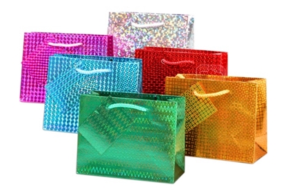 Picture of £0.59 SMALL HOLOGRAPHIC GIFT BAGS