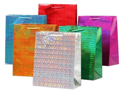 Picture of £0.99 LARGE HOLOGRAPHIC GIFT BAGS