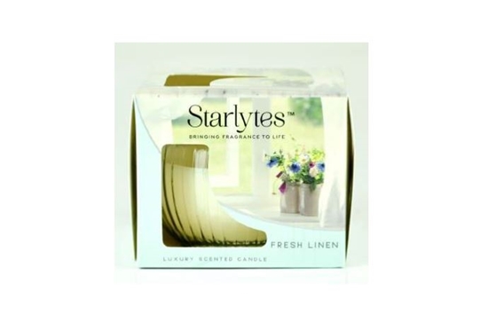 Picture of £1.00 FRESH LINEN BOXED CANDLES(12)45790