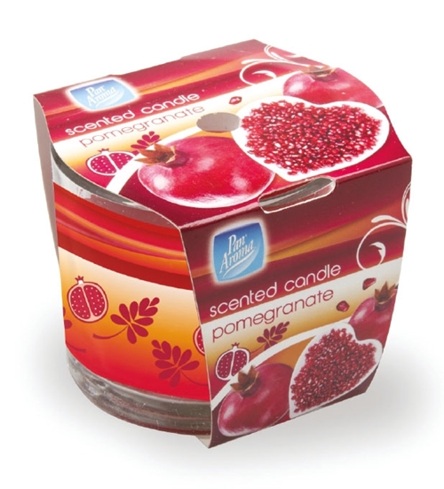 Picture of £1.00 POMEGRANATE SLEEVE CANDLE