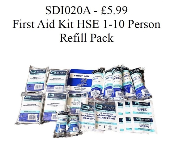 Picture of £6.99 QUALICARE FIRST AID KIT REFIL