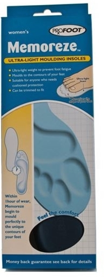 Picture of £7.50 PROFOOT MEMORY INSOLES LADIES