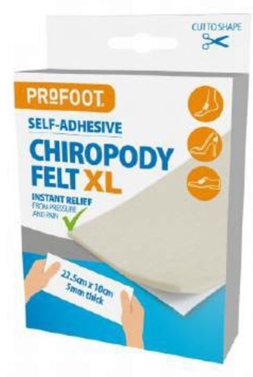 Picture of £3.70 PROFOOT CHIROPODY FELT X-L