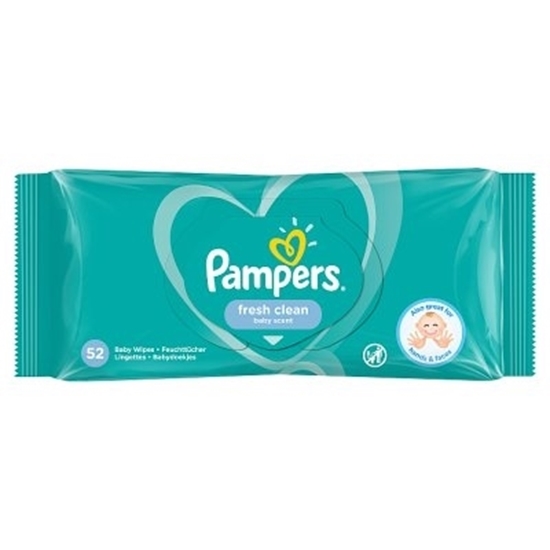 Picture of £1.00 PAMPERS BABY WIPES FRESH 52s