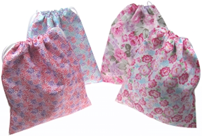 Picture of £1.49 FLORAL DRAWSTRING BAGS