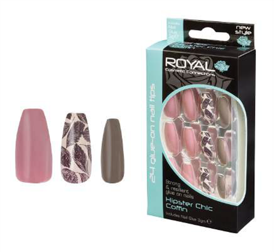 Picture of £2.99 ROYAL HIPSTER CHIC NAILS (6)