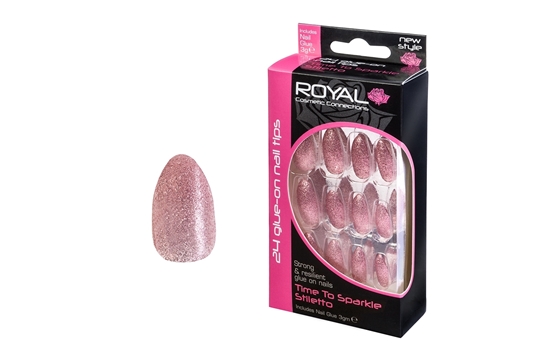 Picture of £2.99 ROYAL TIME TO SPARKLE NAILS (6)