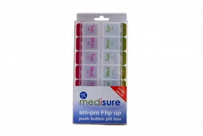 Picture of £4.99 MEDISURE PILL BOX DUO FLIP UP