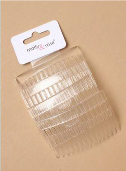 Picture of £0.99 SIDE COMBS SMALL CLEAR
