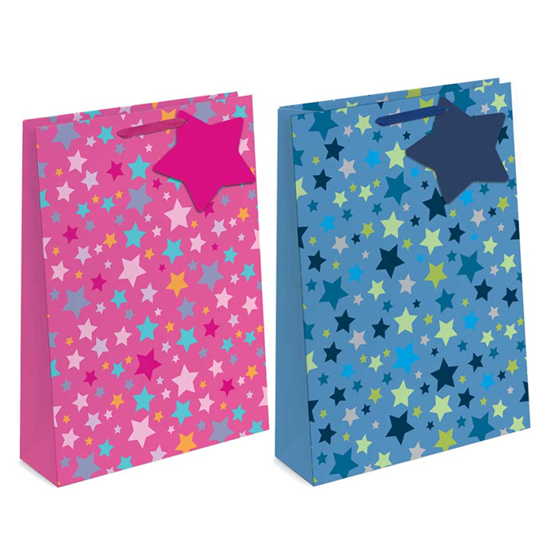 Picture of £0.99 GIFT BAG LGE STARS (12)