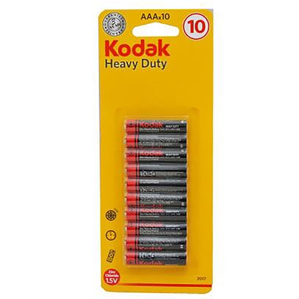 £1.00 KODAK BATTERIES AAA x 10 Greenheys Sundries