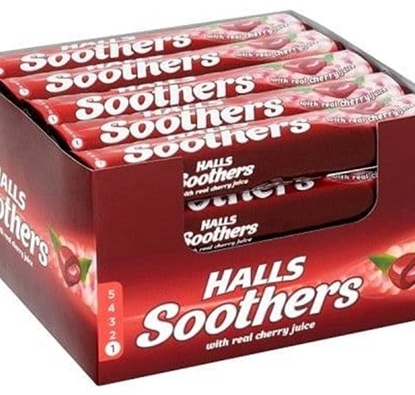 Picture of £0.85 HALLS SOOTHERS CHERRY 45g (20)