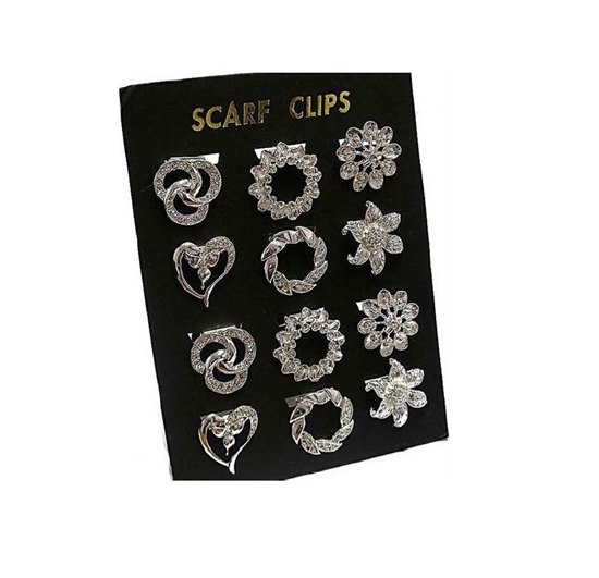 Picture of £3.99 SCARF CLIPS ASSTD DISPLAY BOX (12)