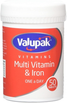 Picture of £1.48 MULTIVITAMIN & IRON X 50 TABLETS