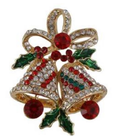 Picture of £3.99 BROOCH X-MAS BELLS (1)