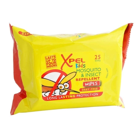 Picture of £1.00 XPEL MOSQUITO KIDS WIPES 25's (24)