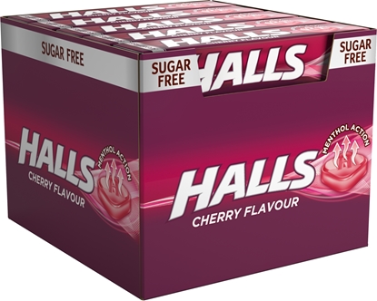 Picture of £0.85 HALLS CHERRY S.FREE 33.5g (20)