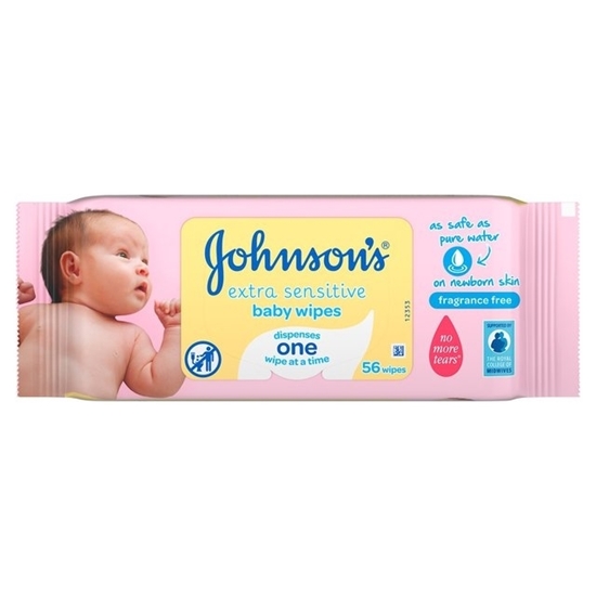 Picture of £1.00 JOHNSONS SENSITIVE BABY WIPES (12)