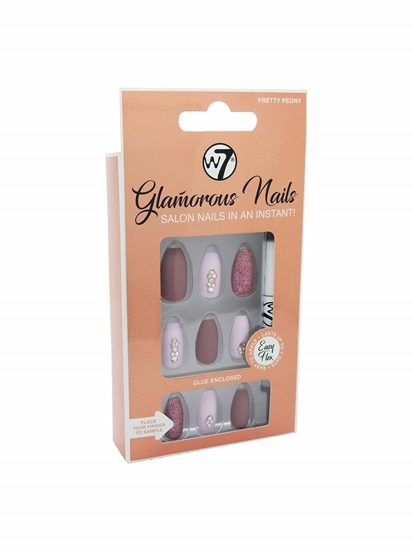 Picture of £3.99 GLAMOUROUS NAILS PRETTY PEONY (12)