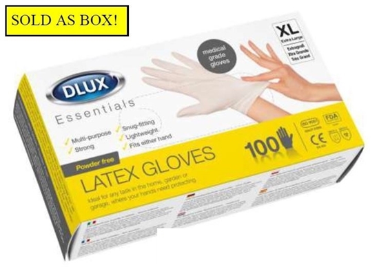 Picture of £7.99 POWDER FREE LGE LATEX GLOVES