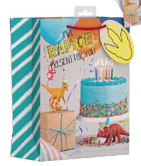 Picture of £1.49 DINOSAUR GIFT BAG X-LGE