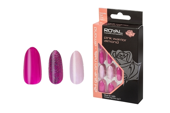Picture of £2.99 ROYAL PINK WARRIOR NAILS (6)