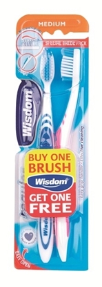 Picture of £1.19 WISDOM TWIN TOOTHBRUSHES MED