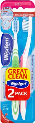 Picture of £1.19 WISDOM TWIN TOOTHBRUSHES SOFT