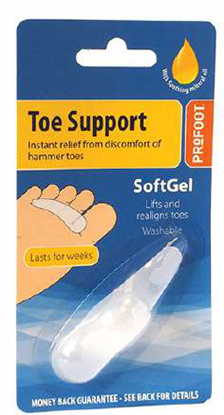 Picture of £3.35 PROFOOT SOFT GEL TOE SUPPORT