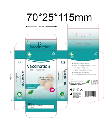 Picture of £1.49 VACCINATION SPOT PLASTERS x 60
